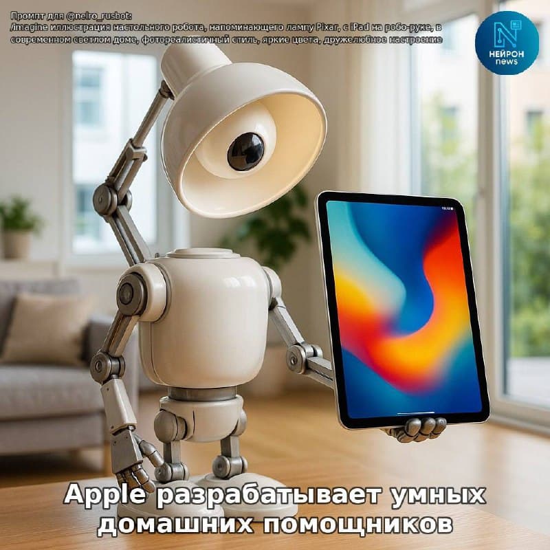 Apple to Challenge Amazon and Google? Details of the Upcoming Home Robot Revolution