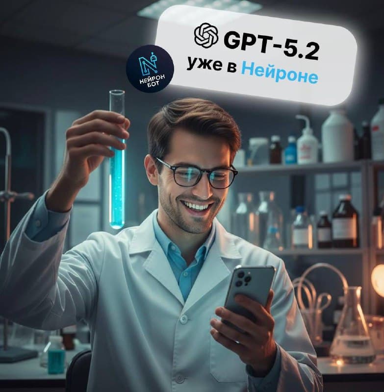 Долгожданное обновление в Нейроне — встречайте Chat GPT-5.2